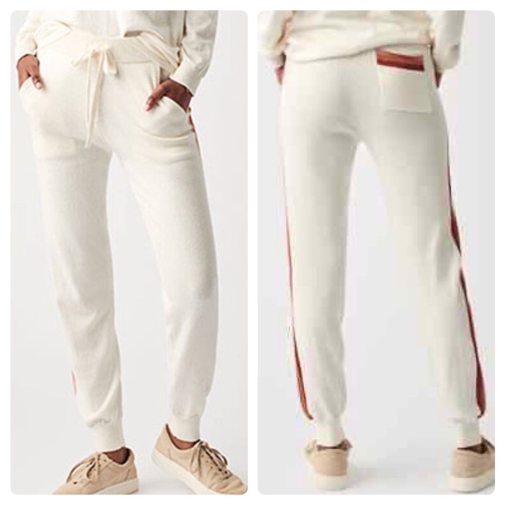 NWT Faherty Surf Sweater Cashmere-Blend Jogger Pant size S